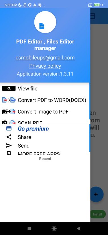 AnyPDF in use