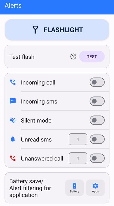Flash Alerts Ultimate on Android